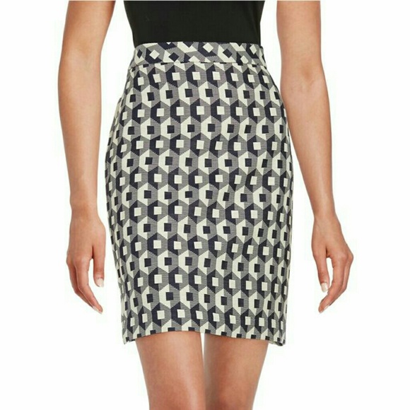 Trina Turk Dresses & Skirts - 3/$15 Trina Turk Dorris Pencil Skirt Geometric Print